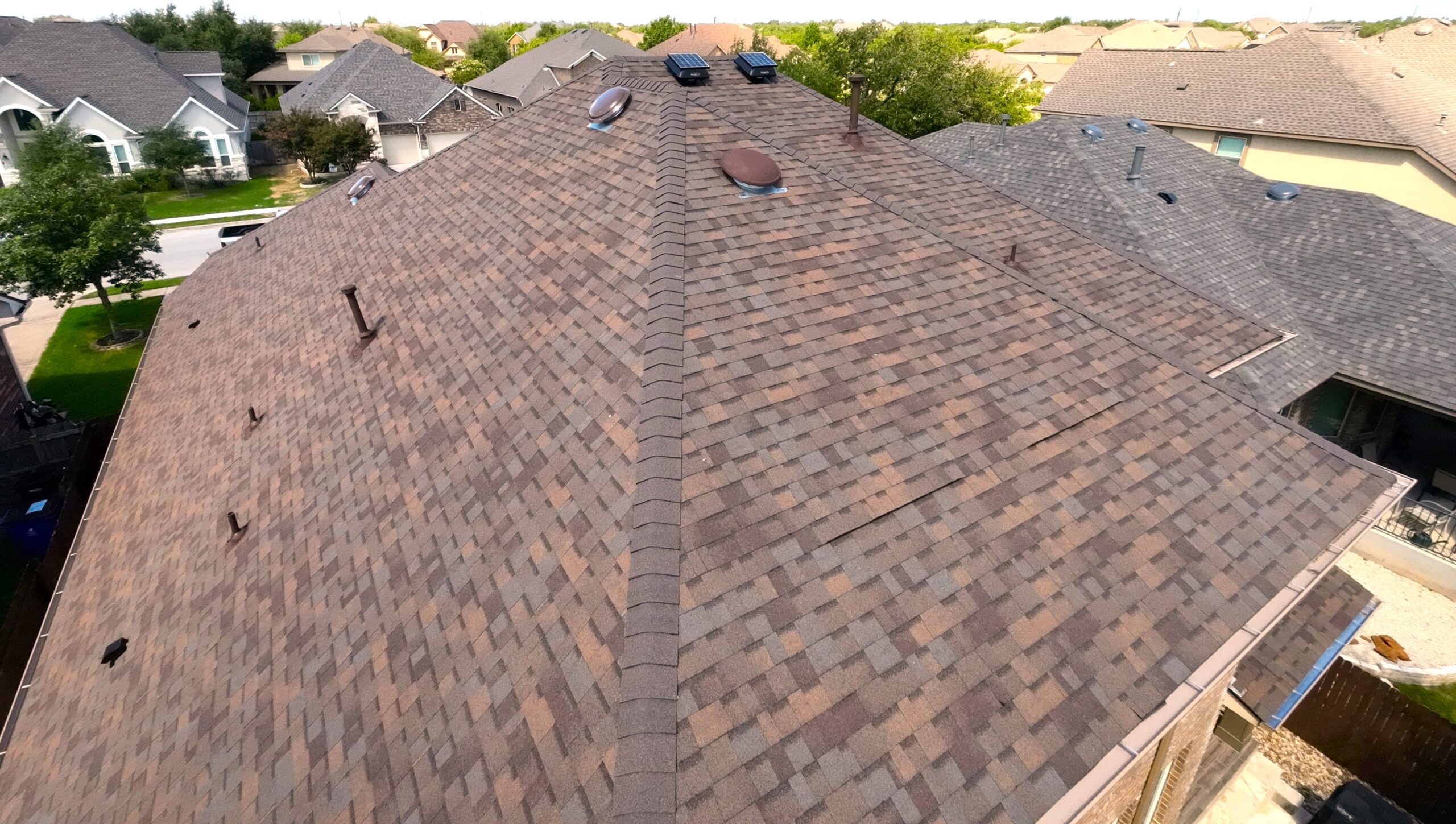 Cedar Park hail damage roof replacement